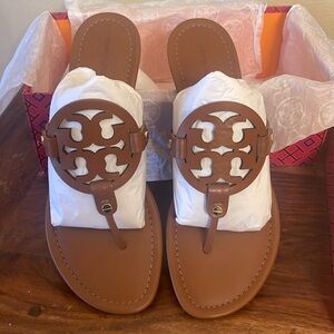 Brand new inbox, Tory Burch Miller leather Sandal